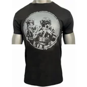 Odzież taktyczna i umundurowanie - Koszulka T-Shirt Maskpol Wzór 04 Czarna S - miniaturka - grafika 1