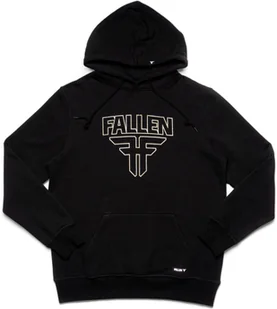 bluza męska FALLEN INSIGNIA HOODIE Black/White - Bluzy męskie - miniaturka - grafika 1