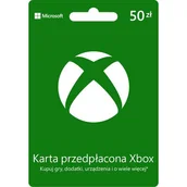 Kody i doładowania cyfrowe - Microsoft Kod podarunkowy Xbox 50 PLN - miniaturka - grafika 1