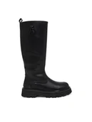 Kozaki damskie - Patrizia Pepe Kozaki PPJ980.01 Czarny - miniaturka - grafika 1