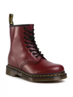 Glany damskie - Dr. Martens Glany 1460 Smooth 11822600 Bordowy - miniaturka - grafika 1