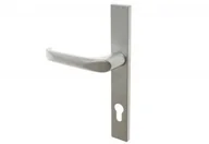 Klamki - Klamka FAM 15437 72/240/32 chrom matowy prawa (2 śruby) - miniaturka - grafika 1