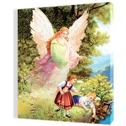 Obraz religijny na płótnie Anioł Stróż - Ikony i obrazy sakralne Obraz religijny na płótnie Anioł Stróż - Ikony i obrazy sakralne - miniaturka - grafika 1