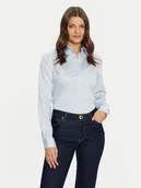 Koszule damskie - Guess Koszula W5RH31 WAF10 Błękitny Regular Fit - miniaturka - grafika 1