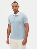 Koszulki męskie - Pepe Jeans Polo New Oliver PM542099 Niebieski Regular Fit - miniaturka - grafika 1