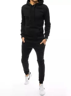 Dres męski czarny Dstreet AX0383-M - Dresy męskie - miniaturka - grafika 1