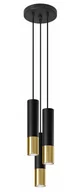 Lampy sufitowe - Lampa wisząca LOOPEZ 3P SL.0955 czarny/złoty 3xGU10 - miniaturka - grafika 1