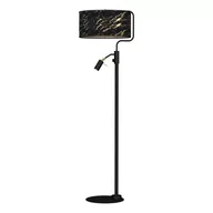 Lampy stojące - Milagro Lampa stojąca SENSO Black/Gold 1xE27 + 1x mini GU10 MLP7300 - miniaturka - grafika 1
