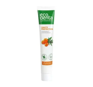 Ecodenta BASIC Pasta do zębów przeciw próchnicy z olejkiem z rokitnika 75ml - Pasty do zębów - miniaturka - grafika 1