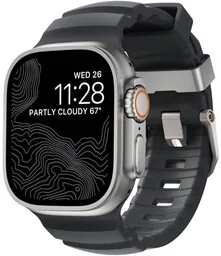 Nomad Pasek Rocky Point Band do Apple Watch 49/46/45/44 mm, czarny - Akcesoria do smartwatchy - miniaturka - grafika 1