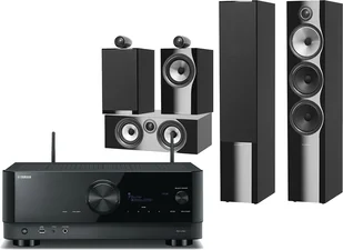 Kino domowe Yamaha RX-A6A czarny + 703 S2 czarny + 705 S2 czarny + HTM72 S2 czarny - Kino domowe - miniaturka - grafika 1
