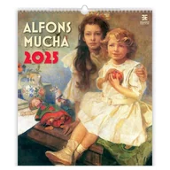 Kalendarze - Kalendarz 2025 EX Alfons Mucha. miesięczny, na spirali, wiszący - miniaturka - grafika 1