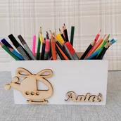 Przyborniki na biurko - Przybornik na kredki O2K08 - miniaturka - grafika 1