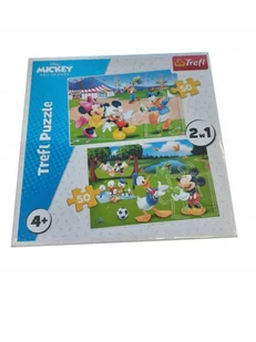 Puzzle 2w1 TREFL 2 x 50 el. Myszka Mickey Minnie - Puzzle - miniaturka - grafika 1