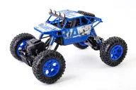 Zabawki zdalnie sterowane - Duży Monster Truck zdalnie sterowany niebieski - miniaturka - grafika 1