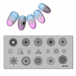 Blaszka Płytka do Stempli do zdobienia Paznokci - Ozdoby do paznokci - miniaturka - grafika 17