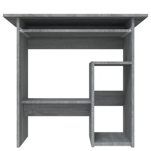 Biurko, szary dąb sonoma, 80x45x74 cm, materiał drewnopochodny! - Biurka - miniaturka - grafika 6