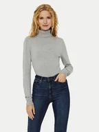 Swetry damskie - Vero Moda Golf Glory 10231630 Szary Regular Fit - miniaturka - grafika 1