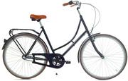 Rowery - Dallas Bike Holland City 28 cali Damski Czarno-brązowy - miniaturka - grafika 1