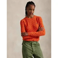 Swetry damskie - POLO RALPH LAUREN Wełniany sweter JULIANNA Regular Fit z dodatkiem kaszmiru - miniaturka - grafika 1