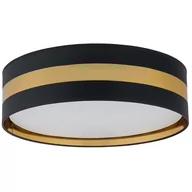 Lampy sufitowe - Duży, czarno-złoty plafon, idealny do salonu TK 4382 z serii PARIS - miniaturka - grafika 1