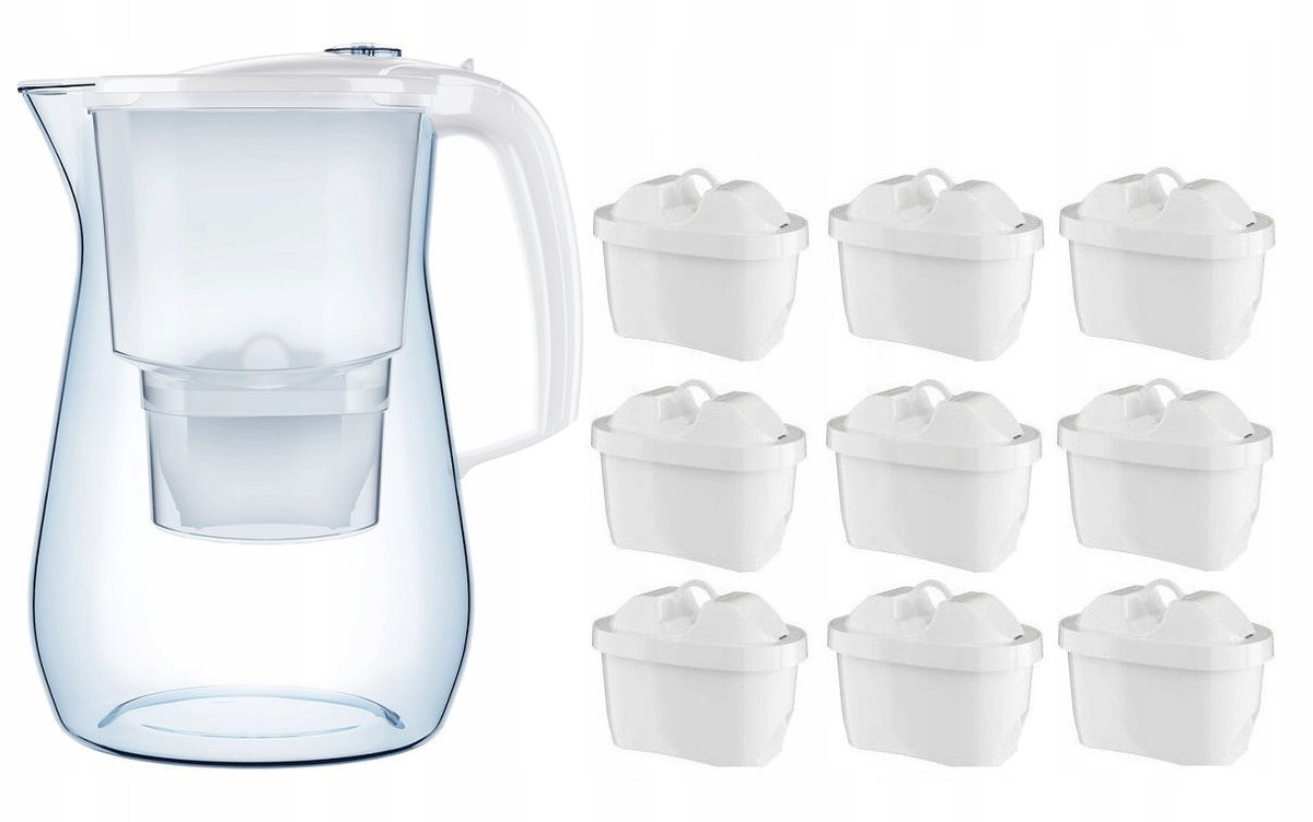DZBANEK FILTRUJĄCY AQUAPHOR ONYX 4,2L BIAŁY +9 FILTRÓW