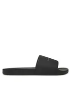 Klapki i japonki męskie - Tommy Hilfiger Klapki Hilifger Nyc Pool Slide FM0FM05432 Czarny - miniaturka - grafika 1