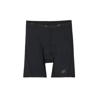 Legginsy - Legginsy krótkie rowerowe z żelowo-piankową wkładką męskie 4F TFSTM031-20S - miniaturka - grafika 1