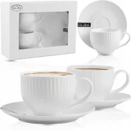Herbata - Zestaw 2 Filiżanek Zeolia 250ml Porcelana Na Prezent Kawa Herbata Komplet - miniaturka - grafika 1