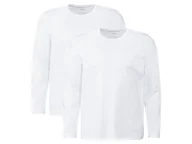 Bluzy męskie - LIVERGY® Bluzki męskie XXL z bawełny, 2 sztuki (3XL (64/66), Biały) - miniaturka - grafika 1