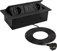 Gniazdka elektryczne - Marco Game KOMBI BOX Z USB gniazdo meblowe - miniaturka - grafika 1