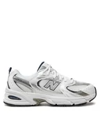 Buty dla dziewczynek - New Balance Sneakersy GR530SB1 Biały - miniaturka - grafika 1