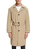 Płaszcze męskie - ESPRIT Collection Męski płaszcz 072EO2G308, 265/PALE khaki, XS - miniaturka - grafika 1