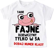 Koszulki i topy damskie - Koszulki dla koleżanek z klasy na dzień kobiet - TAKIE FAJNE DZIEWCZYNY TYLKO W - miniaturka - grafika 1