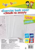 Szkolne artykuły papiernicze - GIMBOO Okładka na zeszyt groszkowa A4 90mikr transparentna - miniaturka - grafika 1