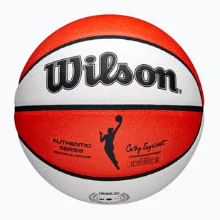 Piłka do koszykówki Wilson WNBA Authentic Indoor Outdoor orange/white rozmiar 6 - Koszykówka - miniaturka - grafika 1