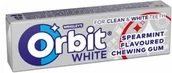 Gumy do żucia, lizaki, dropsy - GUMA ORBIT DRAŻE WHITE SPEARMINT 14G - miniaturka - grafika 1