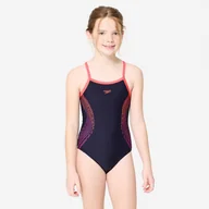 Stroje kąpielowe dla dziewczynek - Strój jednoczęściowy pływacki dla dzieci Speedo Muscleback - miniaturka - grafika 1