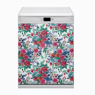Dekoracje domu - Ozdobny Bluedecor Magnes na zmywarkę Kolorowe kwiaty 60x80 - miniaturka - grafika 1