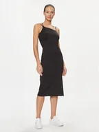 Sukienki - Tommy Jeans Sukienka codzienna DW0DW17425 Czarny Slim Fit - miniaturka - grafika 1