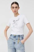 Koszulki sportowe damskie - Miss Sixty t-shirt damski kolor biały - miniaturka - grafika 1
