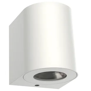 Nowoczesny kinkiet Canto - Nordlux - IP44, LED, biały - Lampy ogrodowe - miniaturka - grafika 1