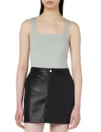 Spódnice - ONLY Women's ONLZIPPI EX HW Faux LEA Skirt CC PNT spódnica ze sztucznej skóry, czarna, M - miniaturka - grafika 1