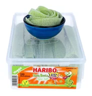 Żelki - Żelki Owocowe Paski HARIBO Jabłkowe 150szt DE - miniaturka - grafika 1