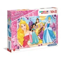 Clementoni Puzzle 104 Maxi Princess 23714 - Puzzle - miniaturka - grafika 1