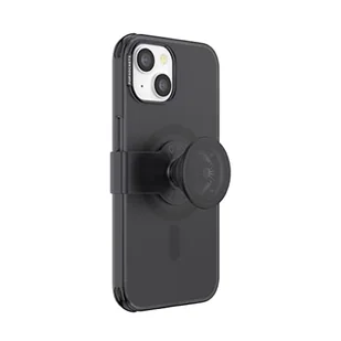 PopSockets: PopCase PlantCore dla MagSafe - Futerał bazowy roślinny dla iPhone 14 z wysuwanym uchwytem PopGrip Slide i uchwytem z wymiennym góry - czarny - Etui i futerały do telefonów - miniaturka - grafika 1