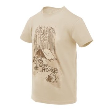 Helikon tex T-Shirt (Home Sweet Home) - Cotton - Beżowy - L/Regular (TS-HSH-CO-13-B05) HE.TS-HSH-CO-13-B05