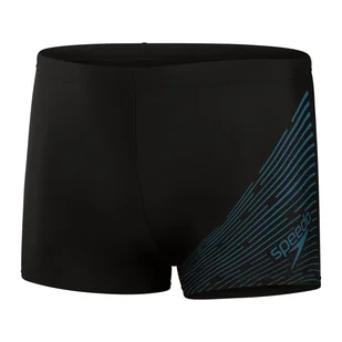 Męskie Bokserki kąpielowe SPEEDO MEDLEY LOGO ASHT AM 8-1135416904 – Czarny - Kąpielówki męskie - miniaturka - grafika 1