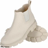 Obuwie robocze - R.E.I.S. BALLURE - Buty wysokie, damskie wciągane z PCV z elastyczną wstawką kalosze typu sztyblety sięgają za kostkę 37 - miniaturka - grafika 1