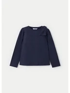 Bluzki damskie - Mayoral Bluzka 4064 Granatowy Regular Fit - miniaturka - grafika 1